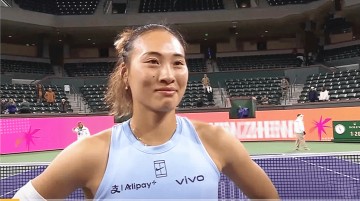 中国一姐大胜!郑钦文晋级16强,创造1项个人纪录,斩获10万奖金